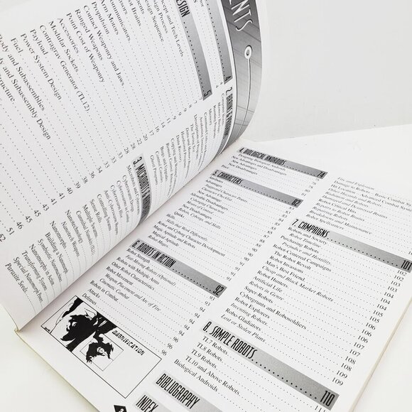 GURPS Robots David Pulver RPG Book Steve Jackson Games First Ed. 3rd Print 2000 - Picture 7 of 8